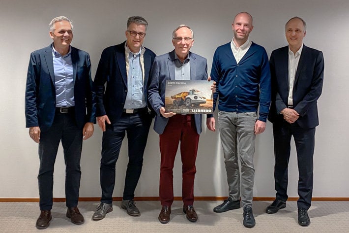 Danish construction company M.J. Eriksson relies on Liebherr TA 230 Litronic dump truck